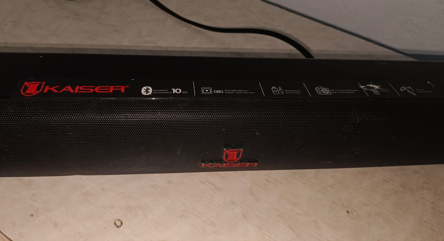 barra de sonido Kaiser ksm-3456, usada