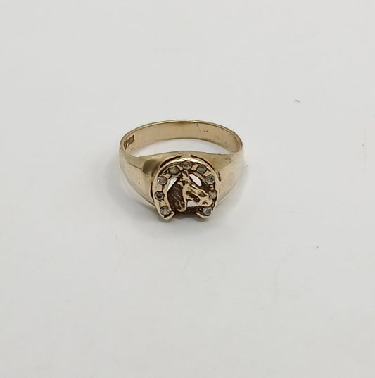 Anillo infantil ORO 10k peso 1.8gr, usado