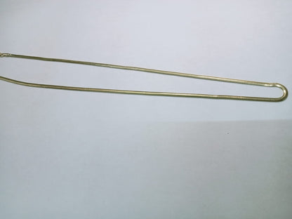 Collar Panza de Víbora en Oro 10K