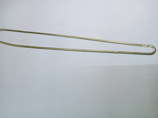 Collar Panza de Víbora en Oro 10K
