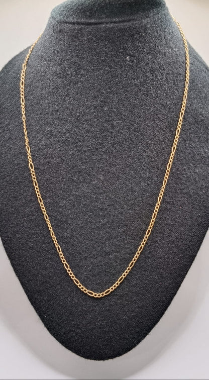 Cadena eslabon 3x1 ORO 10k peso 6.1gr, usado