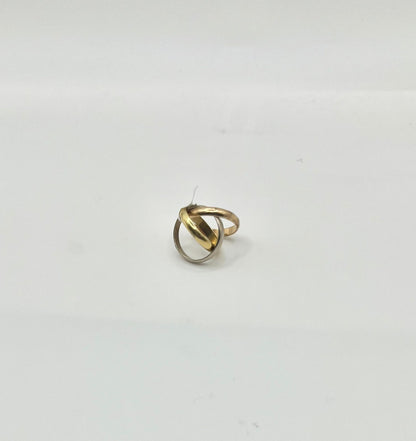 Anillo 4 argollas de oro 18k 8.7 grs #12