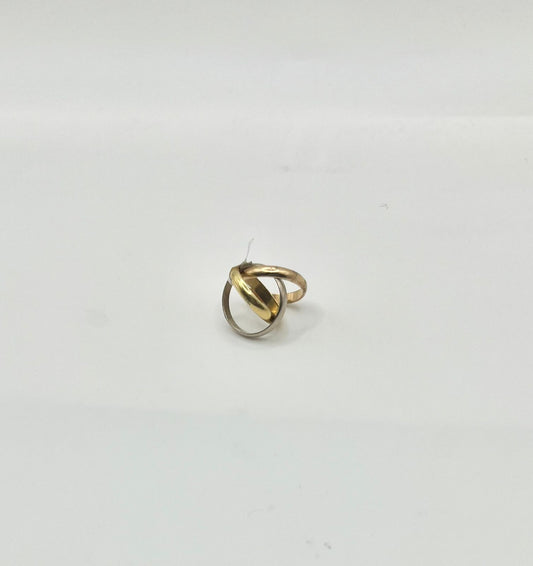 Anillo 4 argollas de oro 18k 8.7 grs #12