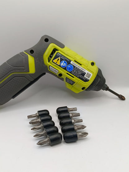 KIT DE DESTORNILLADOR MULTI-USO RYOBI 🗂️ USADO 🗂️