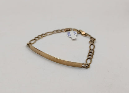 Esclava diamantada ORO 10k peso 5.5gr 19cm, usado