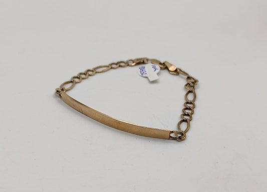 Esclava diamantada ORO 10k peso 5.5gr 19cm, usado