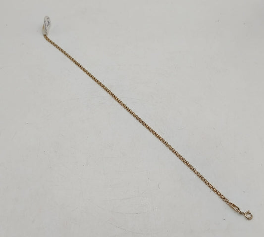 Pulsera delgada ORO 10k peso 1.5gr, usado