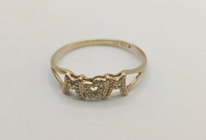 Anillo ORO 10k peso 1.2gr