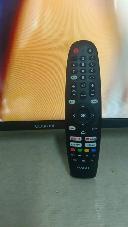 Smart tv QUARONI 40 pulgadas, usado