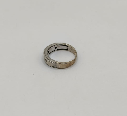 Anillo caballero ORO blanco 10k peso 4.9gr, usado