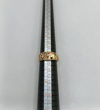 Anillo de la suerte ORO 8k peso 3.8gr, usado
