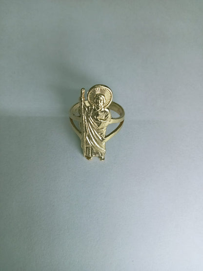 Anillo San Judas 14k – Talla 7.5