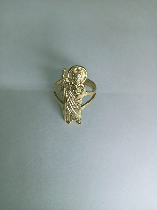 Anillo San Judas 14k – Talla 7.5