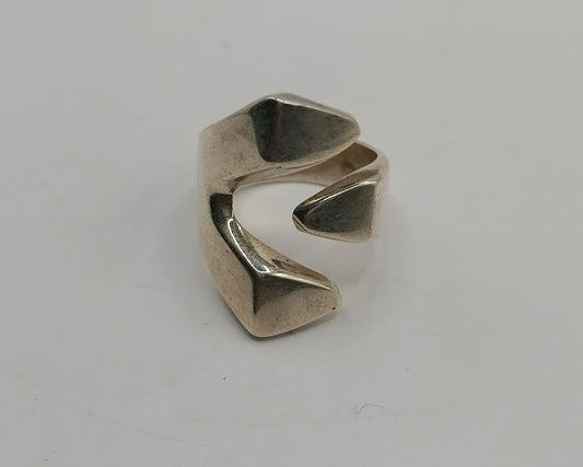 Anillo de puntas PLATA 925 peso 10.2gr