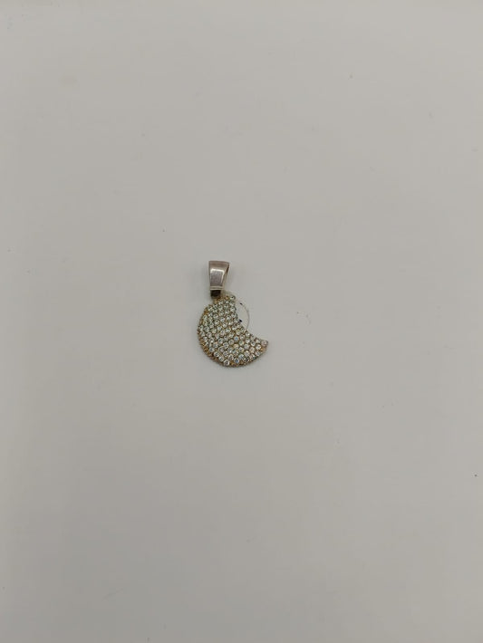 Dije media luna PLATA 925 peso 2.8gr, usado