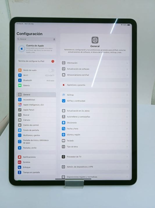 Tablet ipad pro 6tha generacion 12 - 9 inch  128 gb