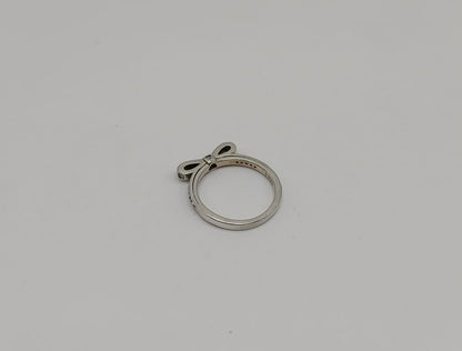 Anillo moño PLATA 925 peso 1.3gr, usado