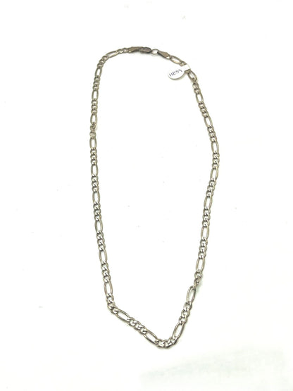 Cadena gruesa tejido 3 x 1 de plata .925 peso 8.8gr 23 cm