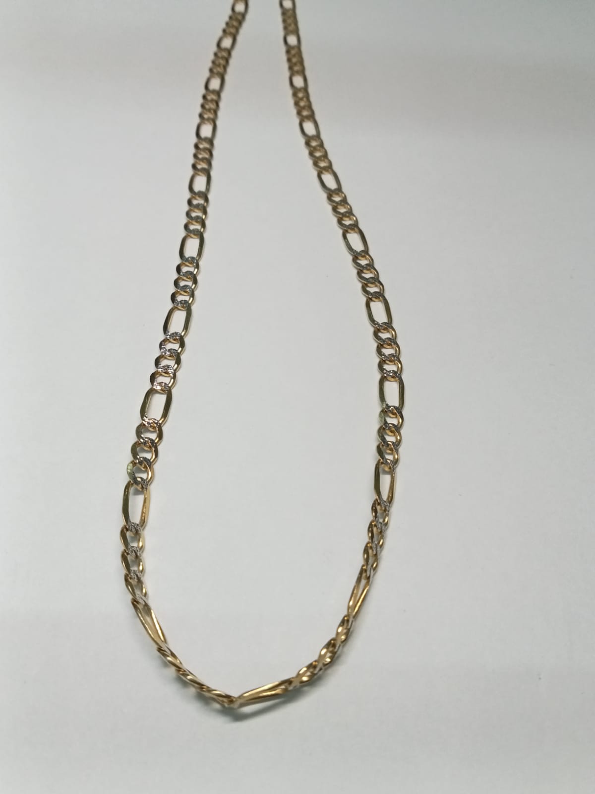 Cadena de Oro 14K Diamantada 30 cm – Brillo Intenso que Enamora