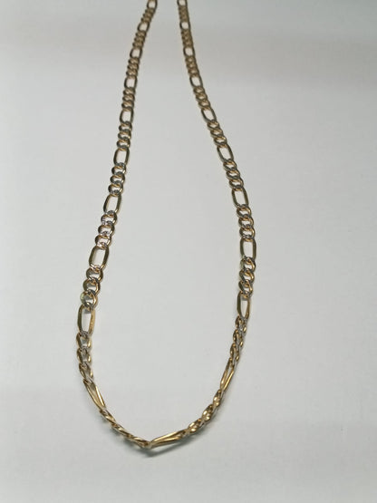 Cadena de Oro 14K Diamantada 30 cm – Brillo Intenso que Enamora