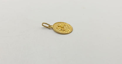 Medalla Religiosa  ORO 10K peso 1gr