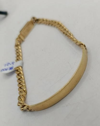 Esclava lisa ORO 14k peso 12.9gr, usado