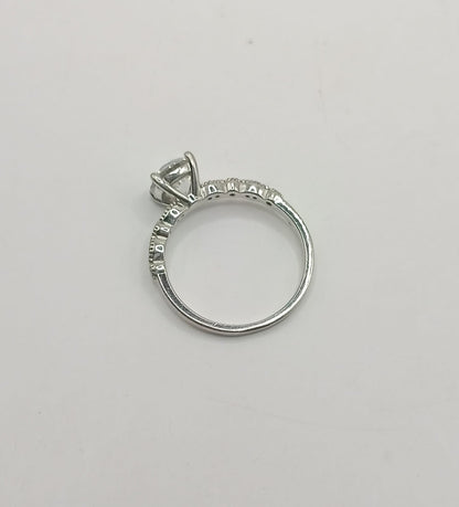Solitario PLATA 925 peso 2.3gr, usado