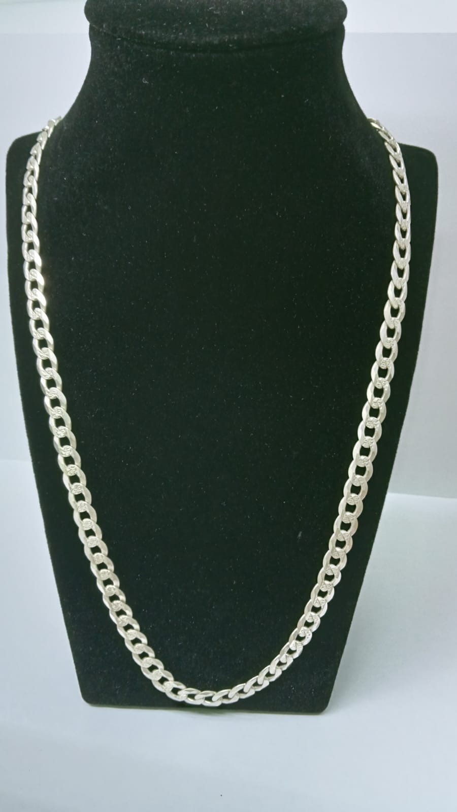 Cadena de Plata con Diseño Planchado ✨