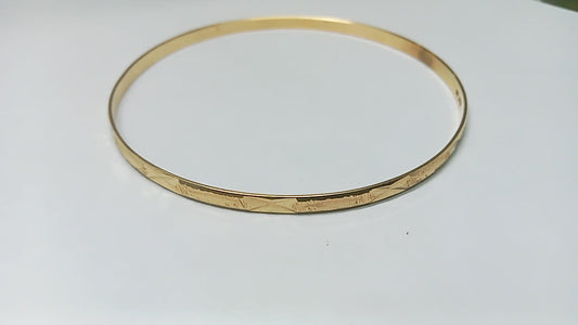 Pulsera de Oro 14K Diseño Aro Diamantado