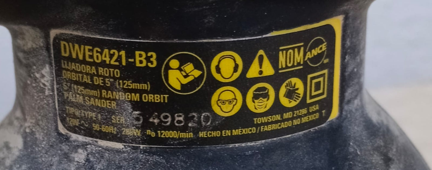 Lijadora orbital DEWALT, usado