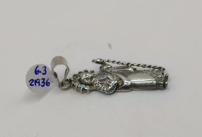 Dije SAN JUDAS PLTA 925 peso 6.3gr, usado