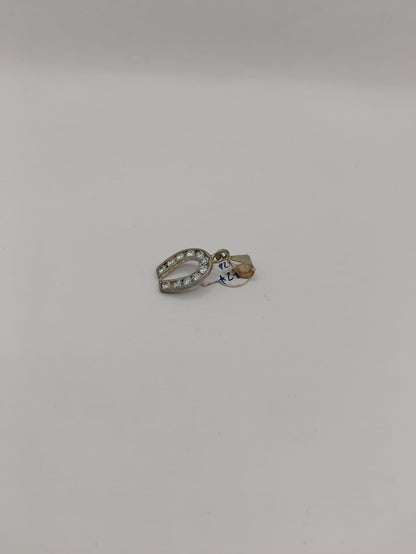 Dije herradura PLATA 925 peso 1.9gr, usado