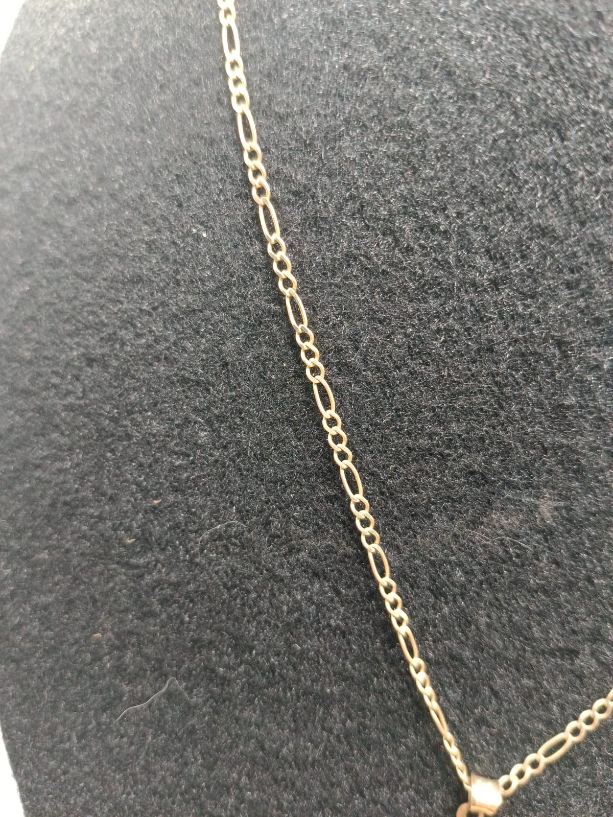 Cadena 3x1 con dije ORO 10k peso 3.8gr, usado