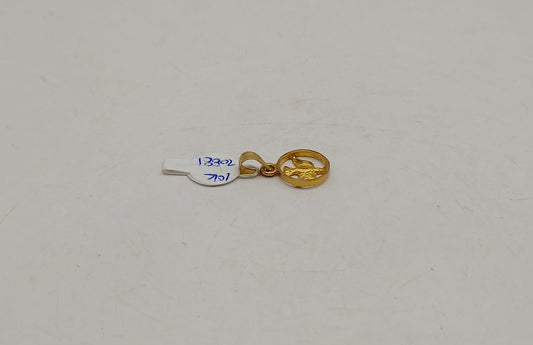 Dije de paloma ORO 10k peso .9gr, usado