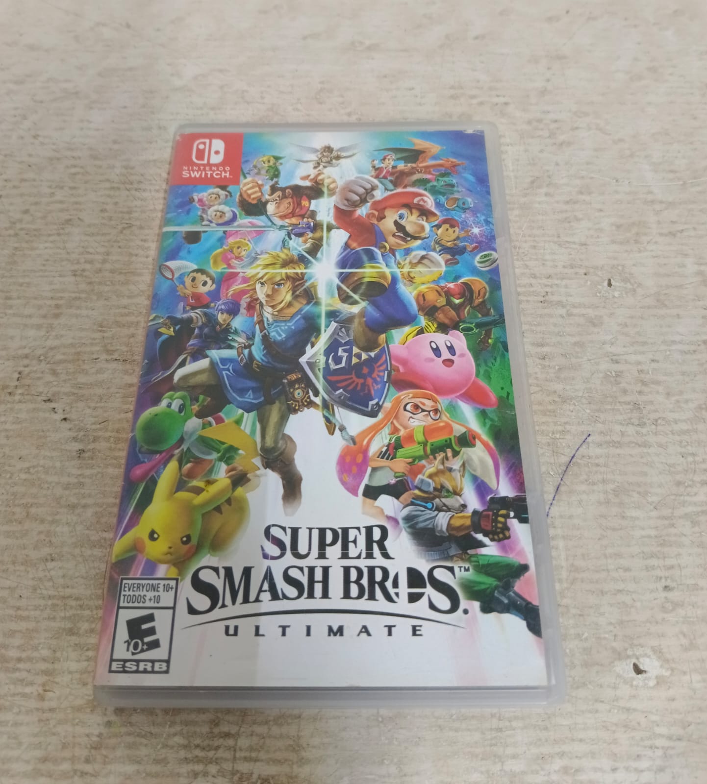 juego SUPER SMASH BROS, usado