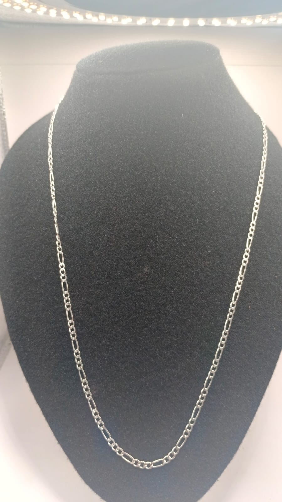 Collar de PLATA 925 eslabon 3x1 peso 8.3gr, nuevo