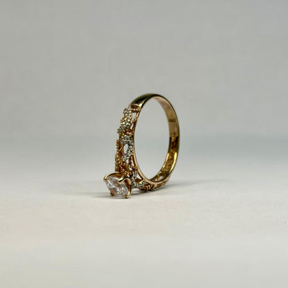 🌹💍✨ Anillo de Oro Rosa 10K | 2 Gramos | Talla 6 ✨💍🌹