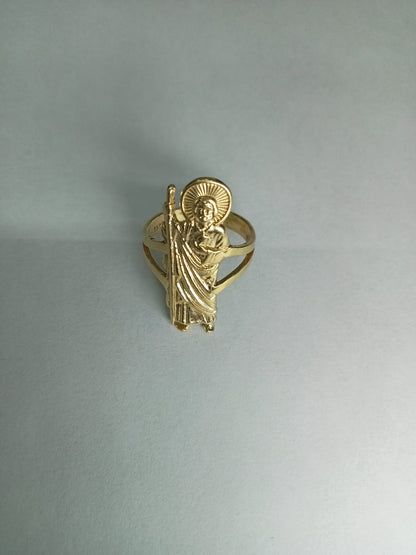 Anillo San Judas 14k – Talla 7.5