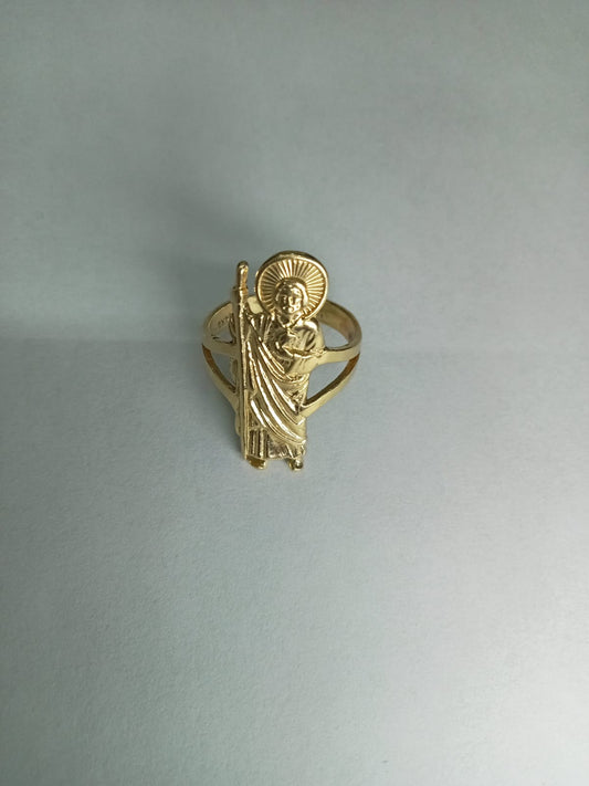 Anillo San Judas 14k – Talla 7.5
