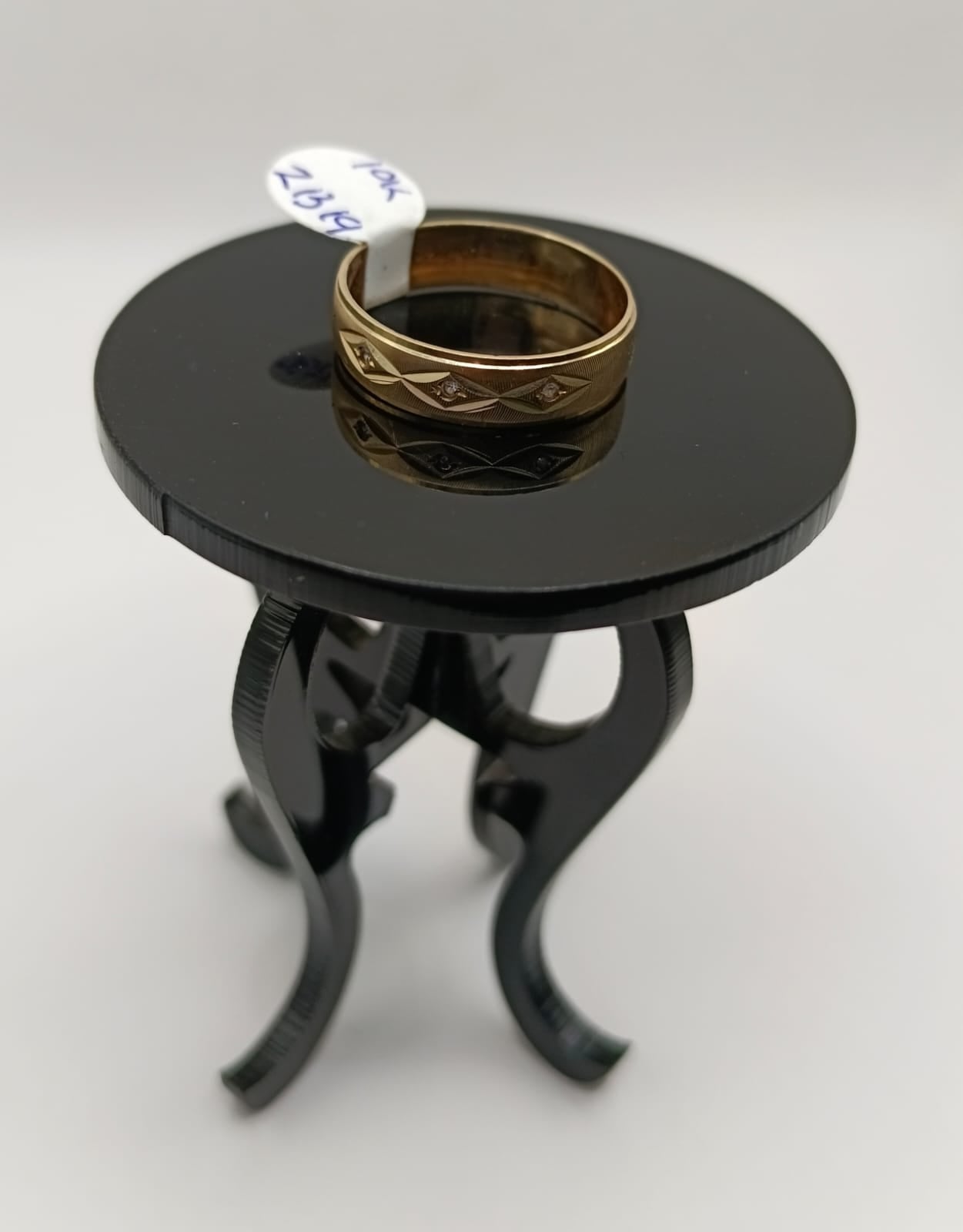 Argolla matrimonial ORO 10k peso 2gr, usado