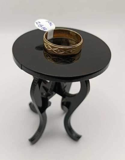 Argolla matrimonial ORO 10k peso 2gr, usado
