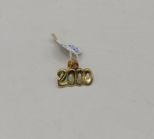 Dije #2000 ORO 10k peso .5gr, usado