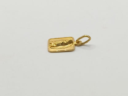 Dije religioso ORO 14k peso .8gr