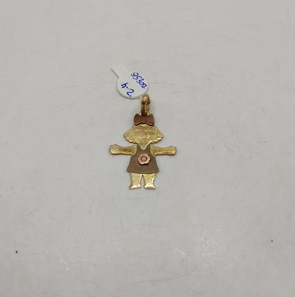Dije de niña ORO 10k peso 2.4gr, usado