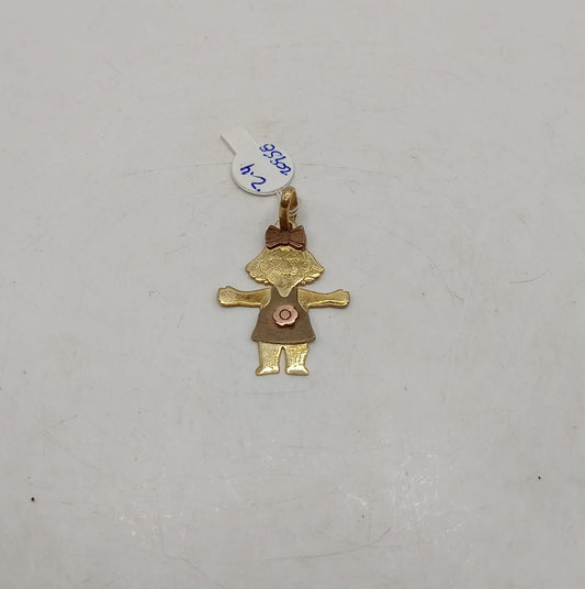 Dije de niña ORO 10k peso 2.4gr, usado
