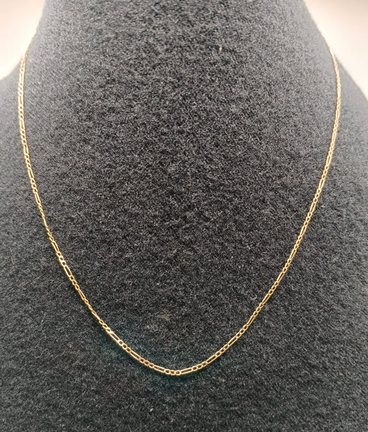 Cadena delgada ORO 14k peso 1.4gr, usado