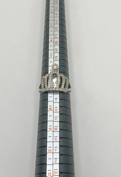 Anillo corona PLATA925 peso 2.7gr
