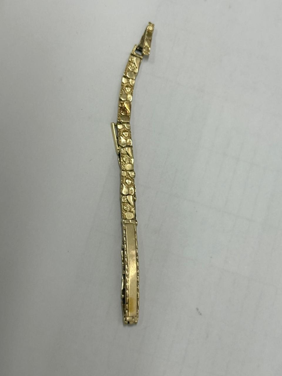 ESCLAVA TIPO ROCOSA DE 14K 18 CM 8.4 GR