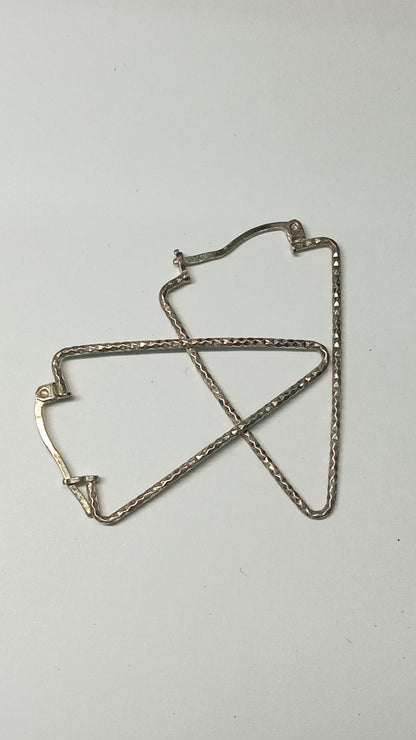Aretes v plata .925 2 gramos