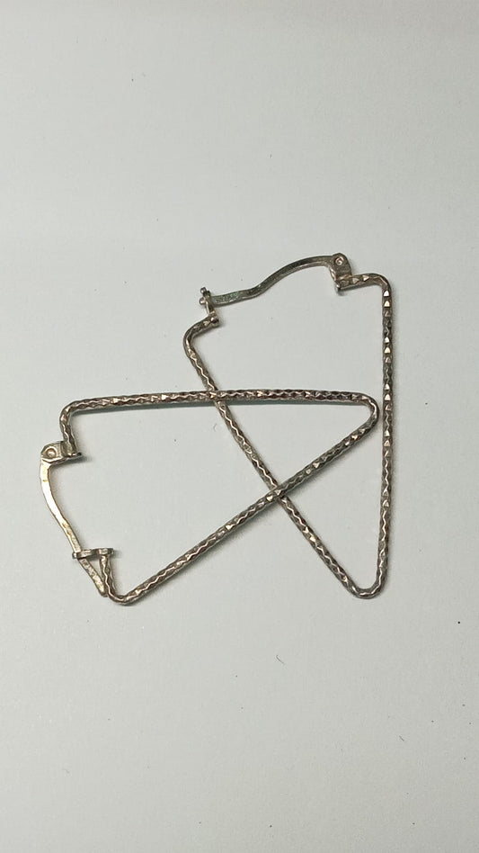 Aretes v plata .925 2 gramos